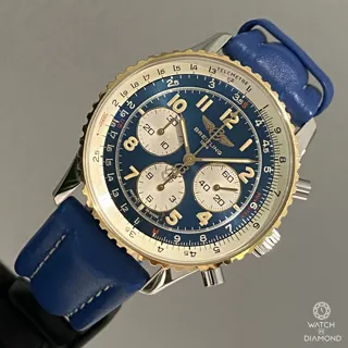 Breitling Navitimer D30022120180 Yellow gold and Stainless steel Blue