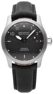 Bremont Solo 37 SOLO37-BS-R-S Stainless steel Black