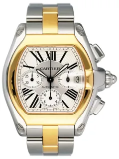 Cartier Roadster W62027Z1 Yellow gold and Stainless steel Silver