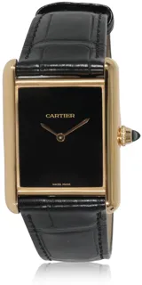 Cartier Tank Louis Cartier WGTA0091 25.5mm Yellow gold Black