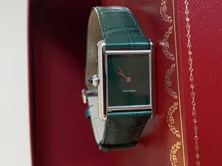 Cartier Tank Must WSTA0056 Stainless steel Green