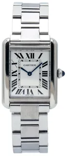 Cartier Tank Solo 3170 Stainless steel White