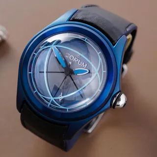 Corum Bubble 08.0009 47mm Stainless steel Blue