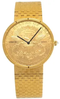 Corum Coin Watch 5014556 35mm Yellow gold Golden