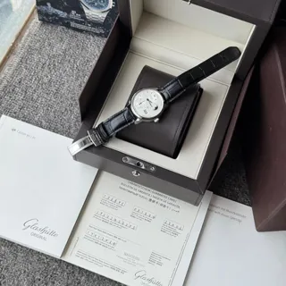 Glashütte PanoMaticLunar 1-90-02-42-32-05 40mm Stainless steel Silver