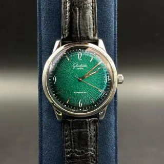 Glashütte Sixties 1-39-52-03-02-04 39mm Stainless steel Green