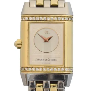 Jaeger-LeCoultre Reverso Duetto 266.5.44 20mm Stainless steel and 18ct Gold Silver