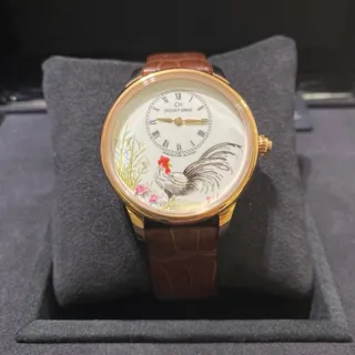 Jaquet Droz Petite Heure J005013216 Rose gold and Red gold White