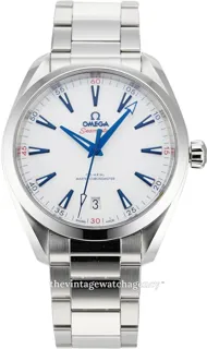 Omega Aqua Terra 522.10.41.21.04.001 Stainless steel White