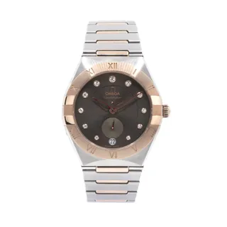 Omega Constellation 131.20.34.20.63.001 34mm Rose gold and Stainless steel Brown