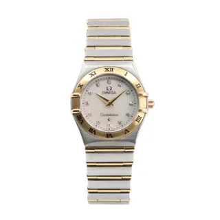 Omega Constellation 24mm Yellow gold and Stainless steel White