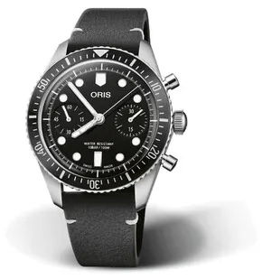 Oris Divers 01 771 7791 4054-07 6 20 01 Stainless steel Black