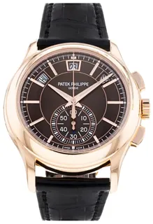 Patek Philippe Annual Calendar Chronograph 5905R-001 Rose gold Brown