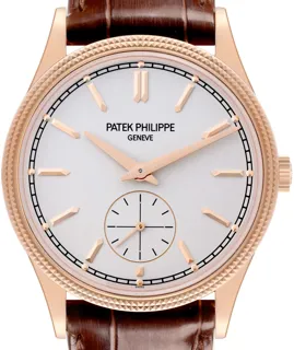 Patek Philippe Calatrava 6119R-001 Rose gold Silver