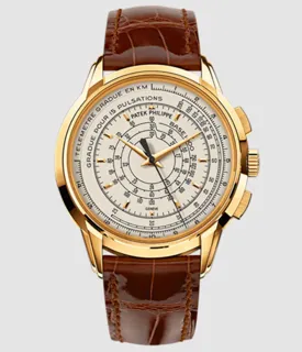 Patek Philippe Multi-Scale Chronograph 5975J-001 Yellow gold Silver