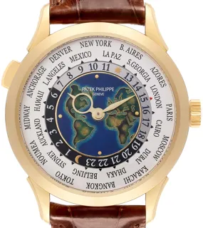 Patek Philippe World Time 5231J-001 Yellow gold White