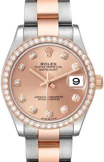 Rolex Datejust 31 278381 Stainless steel Pink