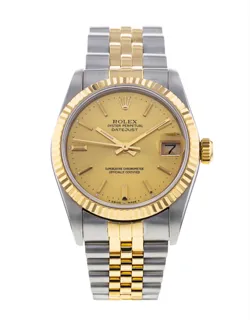 Rolex Datejust 31 68273 Yellow gold and Stainless steel Champagne