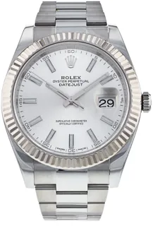 Rolex Datejust 41 126334 White gold and Stainless steel Silver