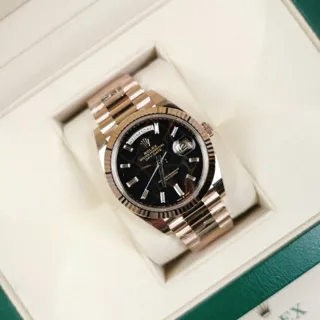 Rolex Day-Date 40 228235-0045 Rose gold Black