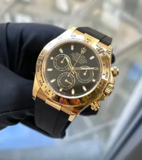 Rolex Daytona 116518 Yellow gold Black