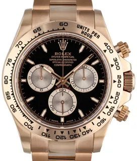 Rolex Daytona 126505-0001 Rose gold Black