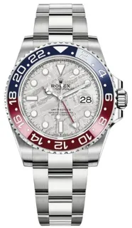 Rolex GMT-Master II 126719BLRO-0002 White gold Silver