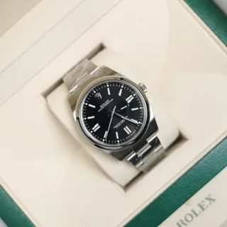 Rolex Oyster Perpetual 124300-0002 Stainless steel Black