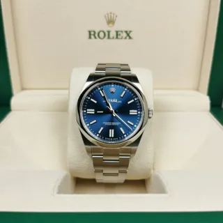 Rolex Oyster Perpetual 124300-0003 Stainless steel Blue