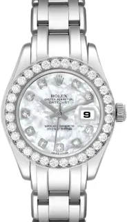 Rolex Pearlmaster 80299 29mm White gold White