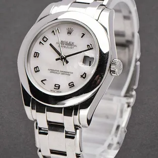 Rolex Pearlmaster 81209 34mm White gold White