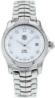 TAG Heuer Link Lady WJF1317.BA0572 Stainless steel Mother of Pearl White$Diamond