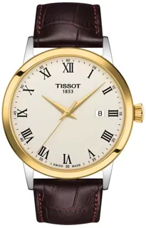 Tissot Classic Dream T129.410.26.263.00 Yellow gold and Stainless steel White