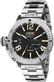 U-Boat Dive Watch 9007/A/MT Stainless steel Black