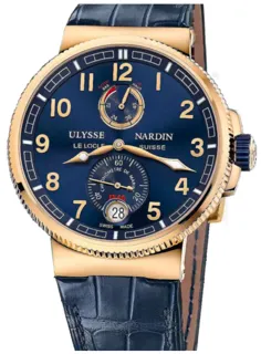 Ulysse Nardin Marine Chronometer Manufacture 1186-126/63 Rose gold Blue