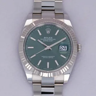 Rolex Datejust 41 126334 Stainless steel Green