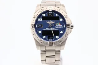 Breitling Aerospace E79363 43mm Titanium Blue