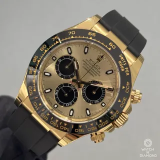 Rolex Daytona 116518LN-0040 Ceramic and Yellow gold Champagne