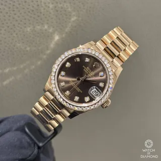 Rolex Datejust 31 278285RBR Rose gold Brown