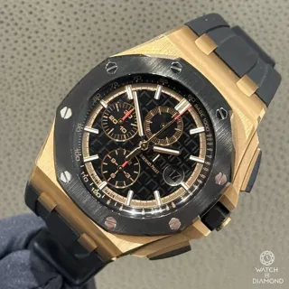 Audemars Piguet Royal Oak Offshore 26401RO.OO.A002CA.01 Ceramic and Rose gold Black