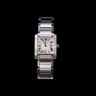 Cartier Tank Franu00e7aise 2465 Stainless steel