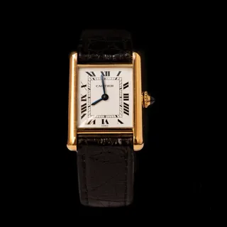 Cartier Tank Louis 78086 Yellow gold White