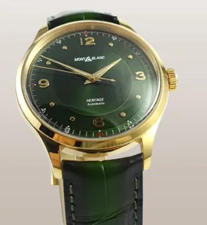 Montblanc Heritage 126464 Yellow gold Green