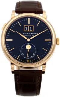 A. Lange Saxonia Moonphase 384.031 Rose gold Black