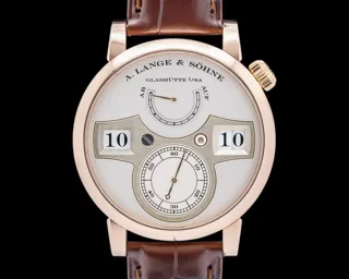 A. Lange & Söhne Zeitwerk 140.032 Rose gold Silver