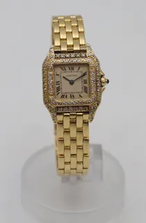 Cartier Panthère 1070 22mm 18k yellow gold White