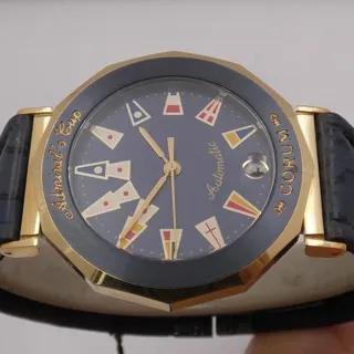 Corum Admiral's Cup 89.810.21 34mm Yellow gold and Stainless steel Blue