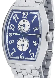 Franck Muller Master Banker 5850 MB 45mm Stainless steel Blue