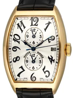 Franck Muller Master Banker 6850 MB 34mm Yellow gold Silver