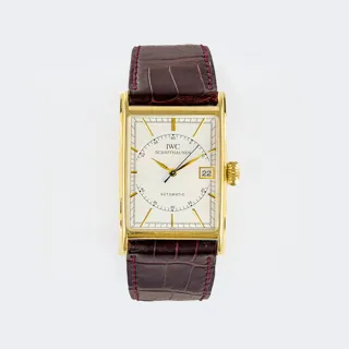 IWC Novecento 3226 26mm 18k yellow gold White